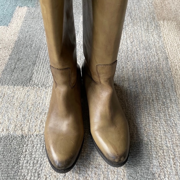 Sam Edelman Penny Leather Riding Boot Olive 7.5 - Picture 6 of 8